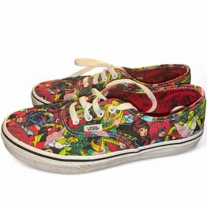 Vans x Marvel Comic Print Authentic Sneakers